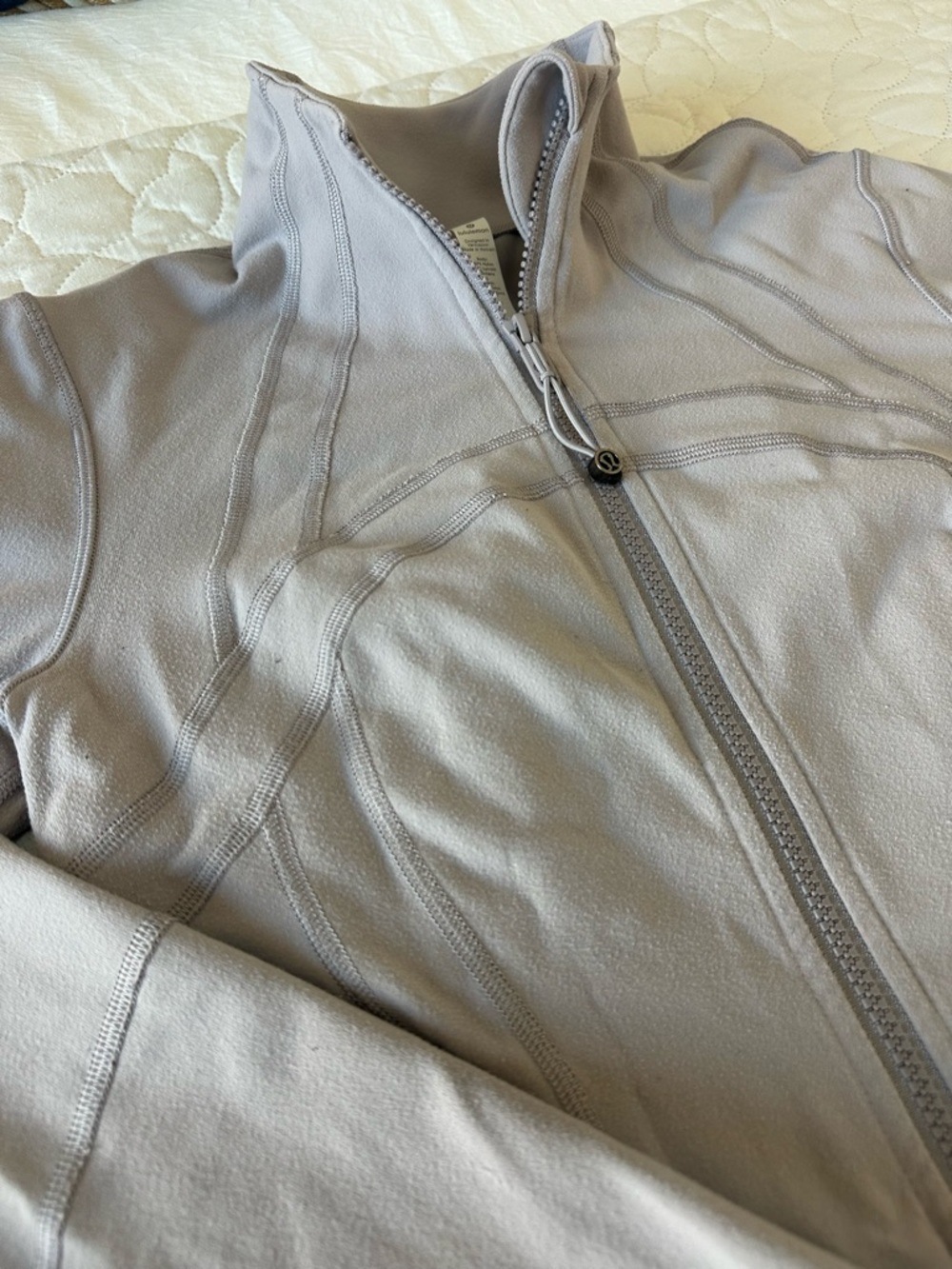 Lululemon Define Light Lavender Gray Zip-Up Athletic Jacket - Picture 2 of 6